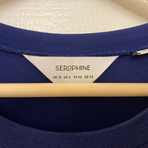 Seraphine Maternity Blue T-Shirt Dress - Picture 5 of 7